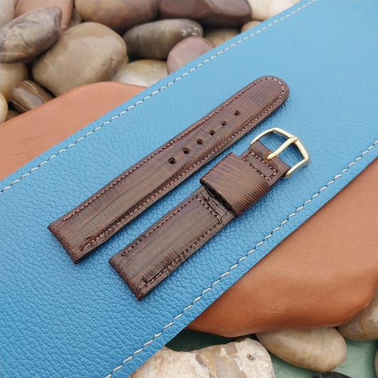 Classic JB Champion USA Short 5/8" Lizagator Unused nos 1960s Vintage Watch Band