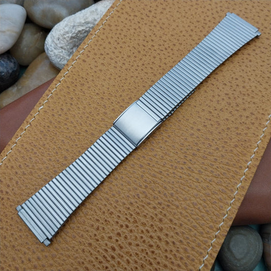 18mm 19mm 20mm 22mm Classic Speidel Stainless Steel 1970s Vintage Watch Band