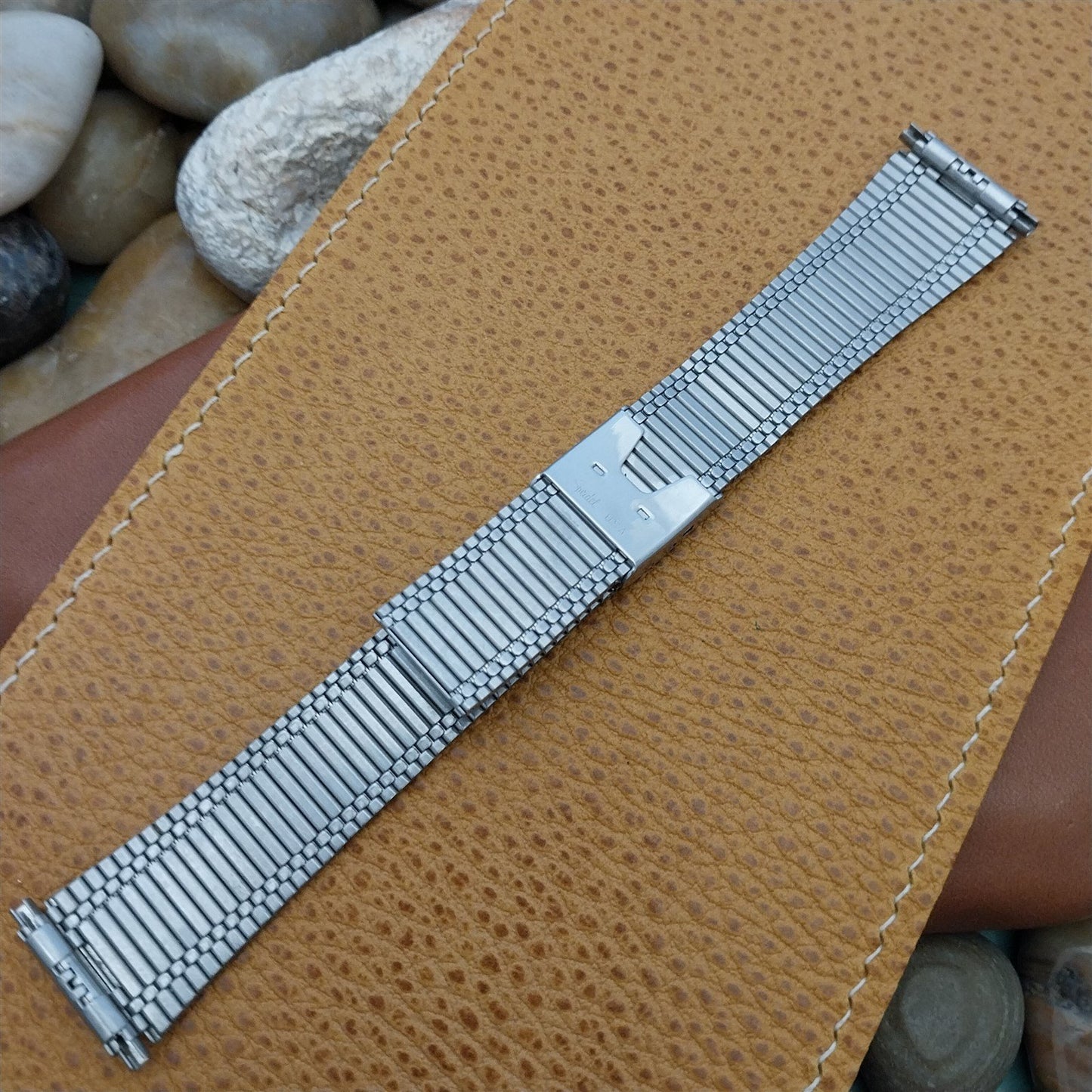 18mm 19mm 20mm 22mm Classic Speidel Stainless Steel 1970s Vintage Watch Band