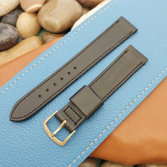 17.2mm Kalbe Tapered Norwegian Calf Leather Strap nos 1960s Vintage Watch Band