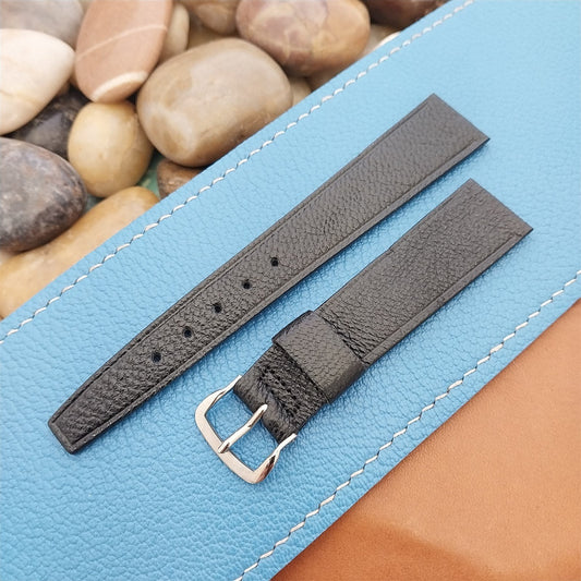 Tapered 18mm English Morocco Single-Keeper Strap nos 18mm Vintage Watch Band