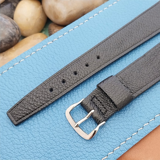 Tapered 18mm English Morocco Single-Keeper Strap nos 18mm Vintage Watch Band