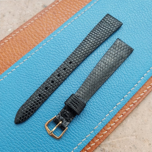 Womens Long JB Champion Java Lizard 9/16" 14mm nos 1970s Vintage Watch Band