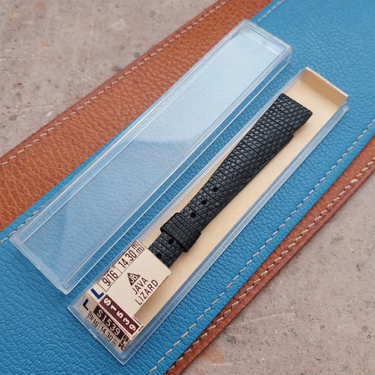 Womens Long JB Champion Java Lizard 9/16" 14mm nos 1970s Vintage Watch Band