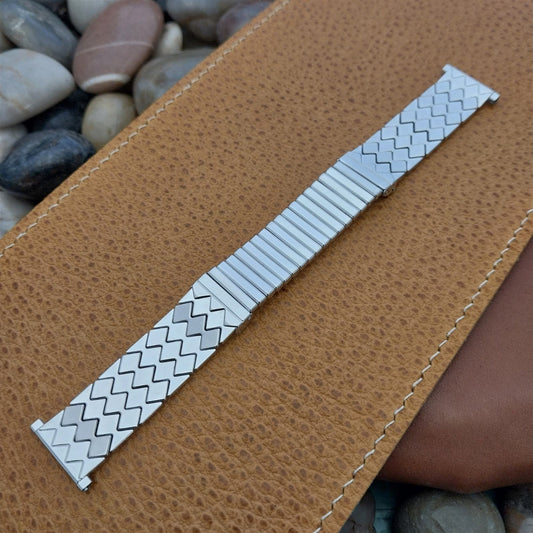 19mm 18mm 16mm Speidel 1958 10k White Gold Filled Unused Vintage Watch Band