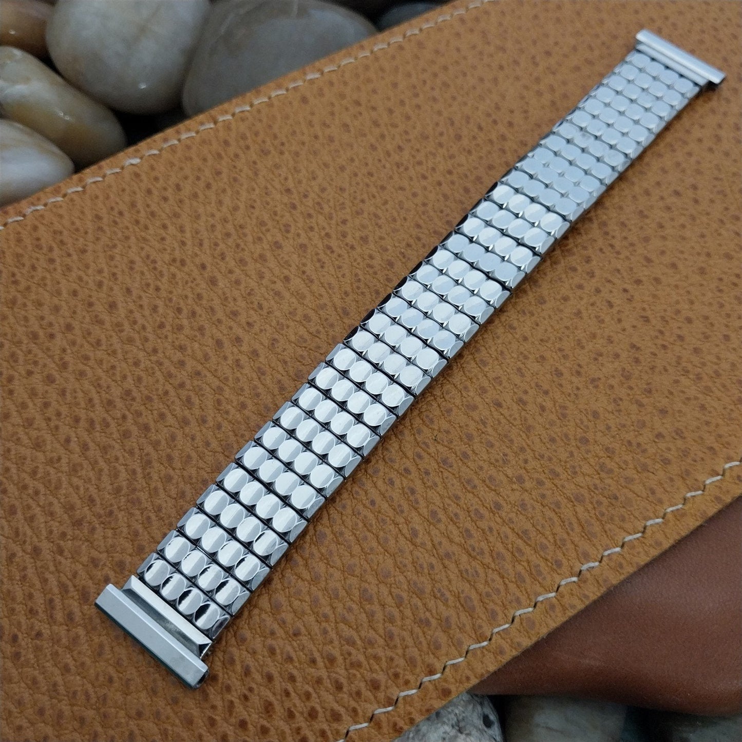 16mm 18mm 19mm Gemex Classic Stainless Steel Expansion 1950s Vintage Watch Band