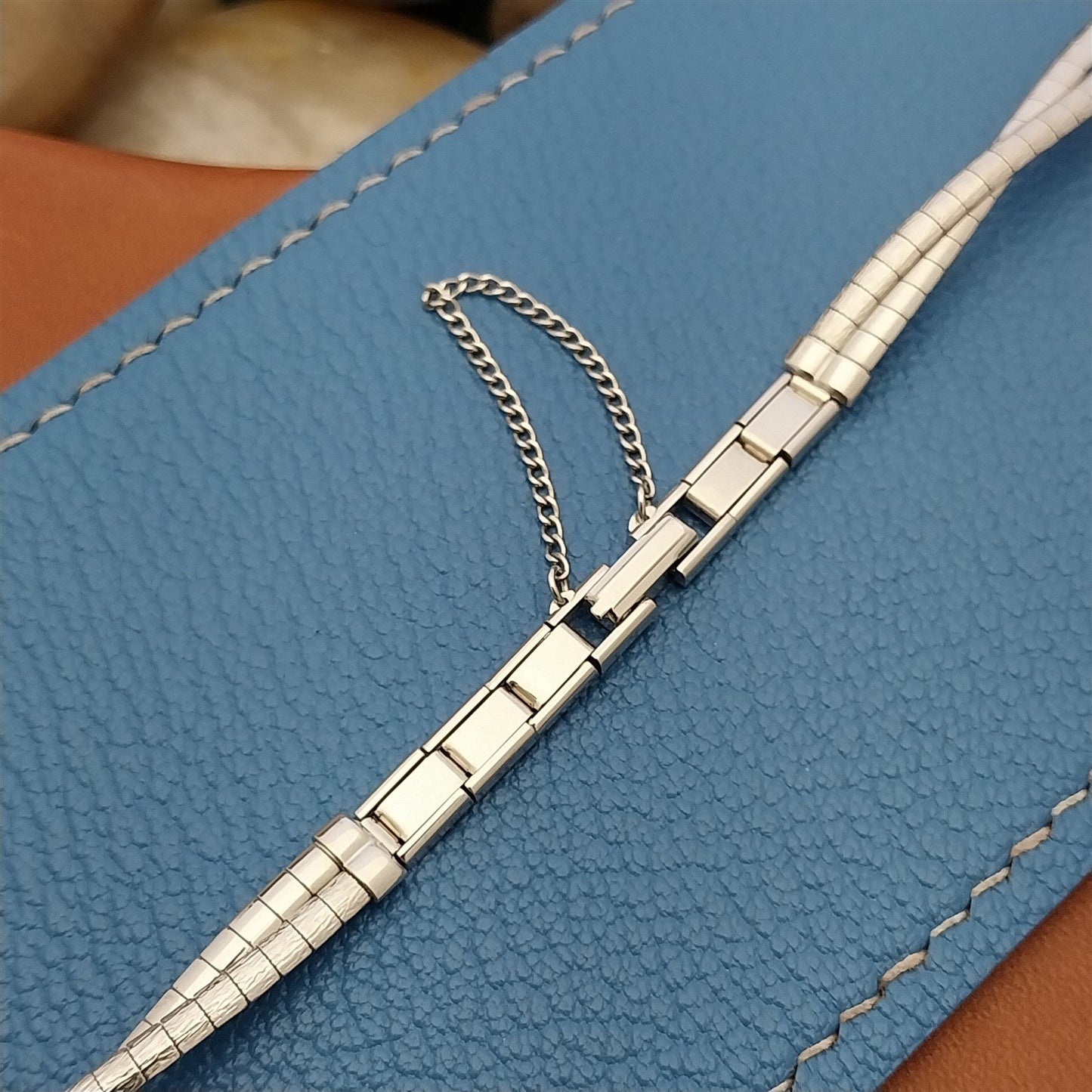Ladies 10k White Gold-Filled Single-Lug JB Champion 60s Vintage Watch Band