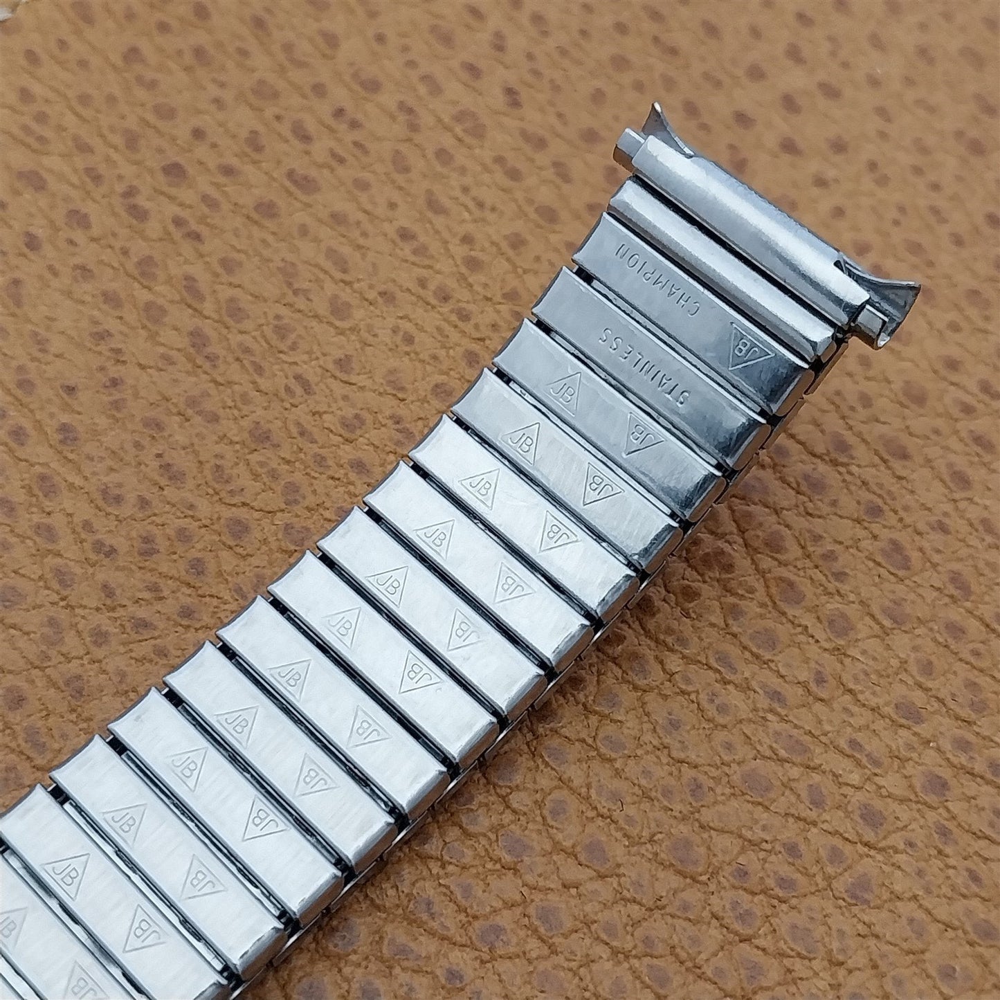 JB Champion Stainless Steel Expansion 1970s Vintage Watch Band 16mm 18mm 19mm