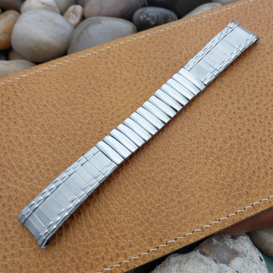 17.2mm Umat Stainless Steel Expansion 1960s nos 11/16" Vintage Watch Band