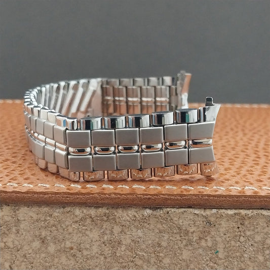 19mm JB Champion Stainless Steel Bullet Link Unused nos Vintage Watch Band