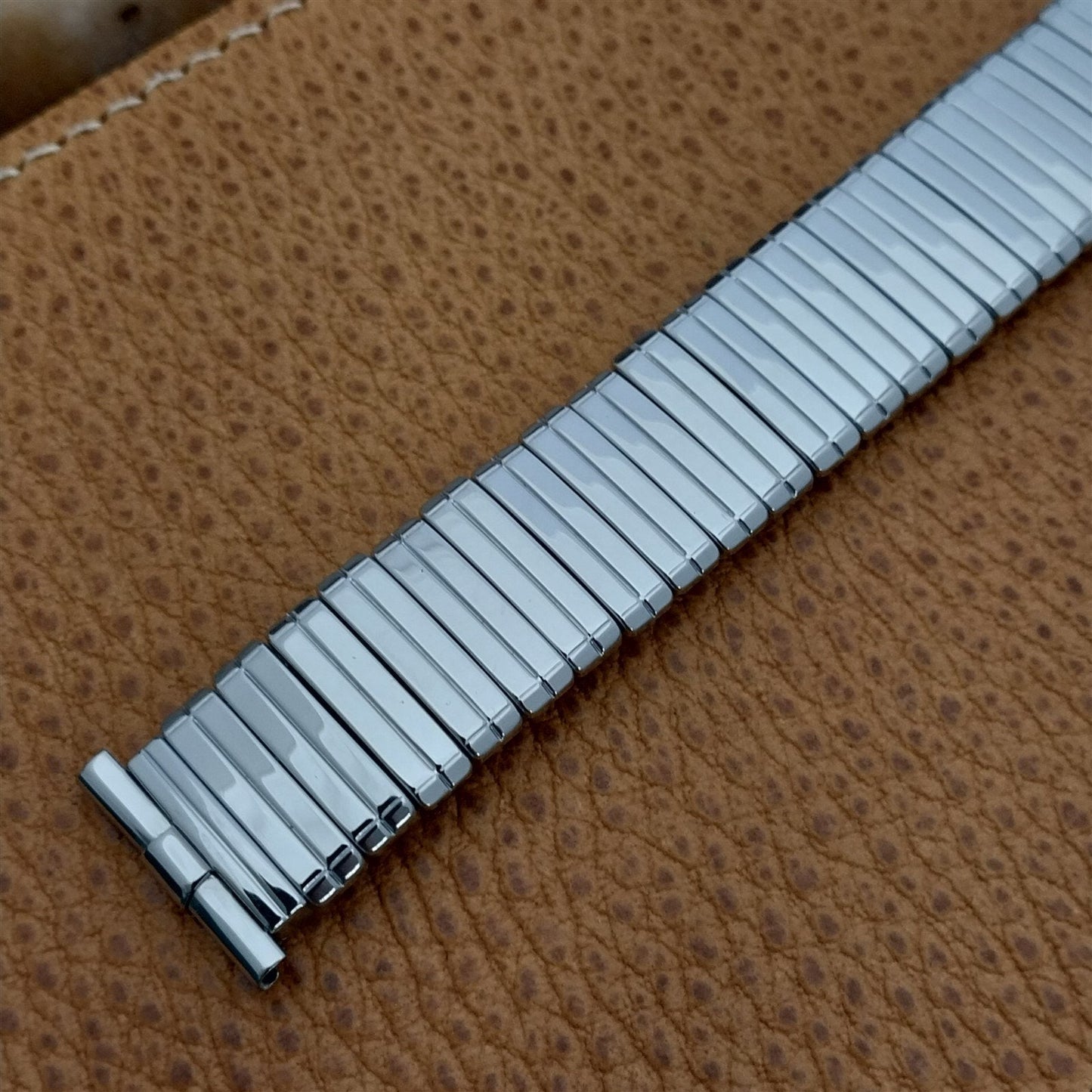 JB Champion USA Stainless Steel Expansion 1960s nos Unused Vintage Watch Band