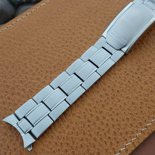 20mm Seiko nos Solid Link Stainless Steel 34C3 ZI Vintage Watch Band