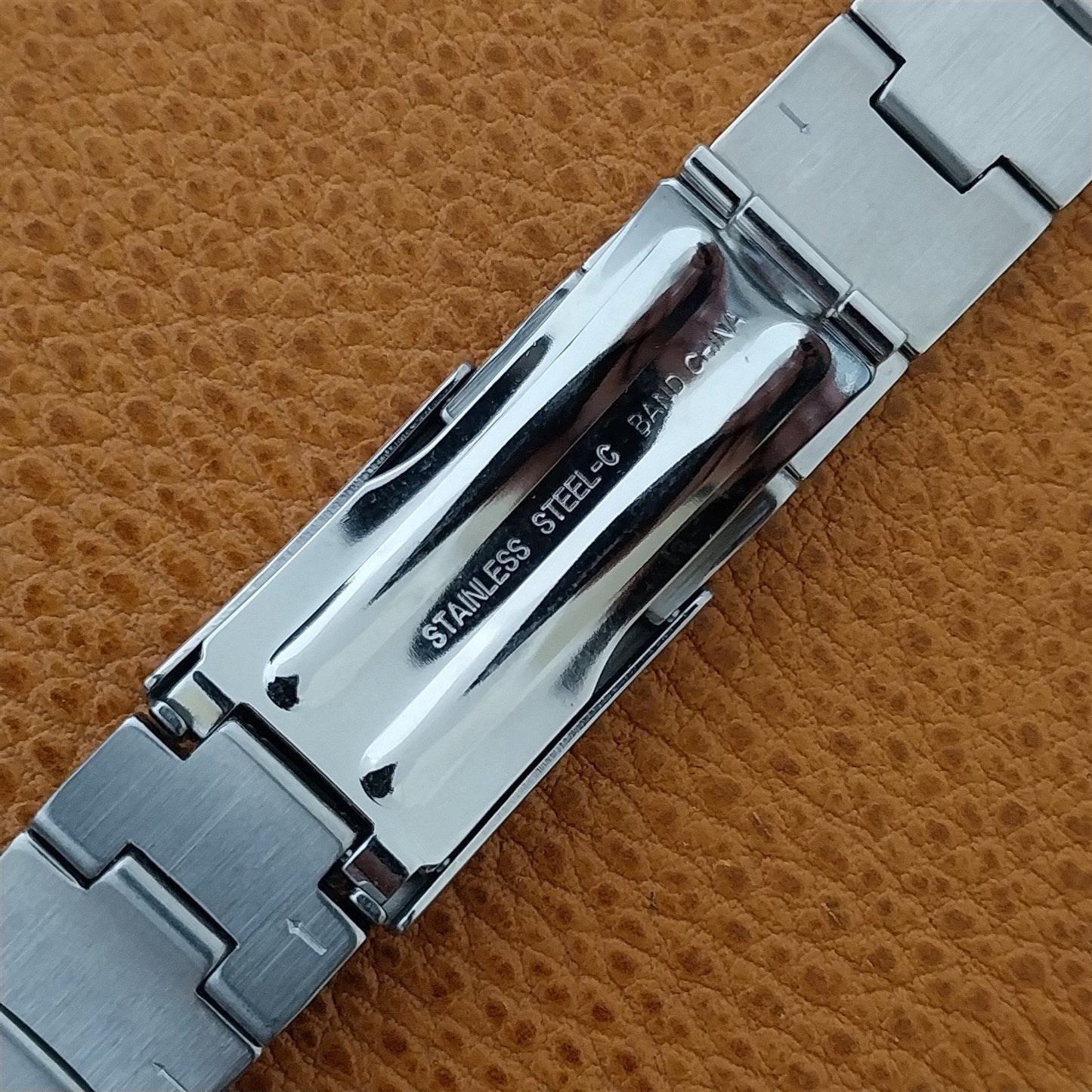 20mm Seiko nos Solid Link Stainless Steel 34C3 ZI Vintage Watch Band