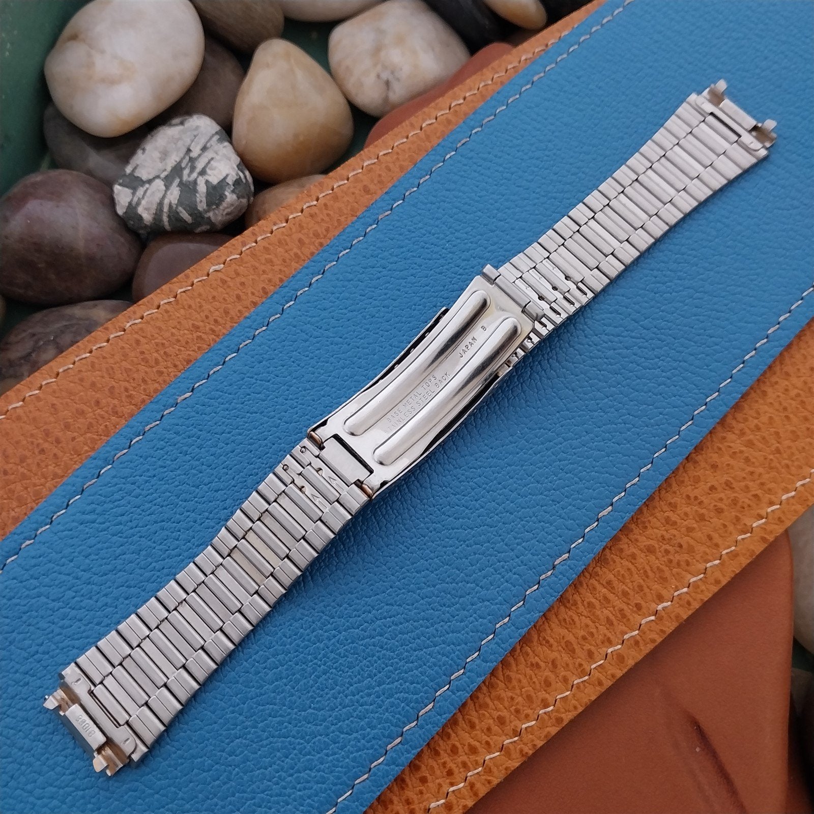 18mm B1066 Seiko Japan B Yellow Gold-Tone nos Vintage Watch Band