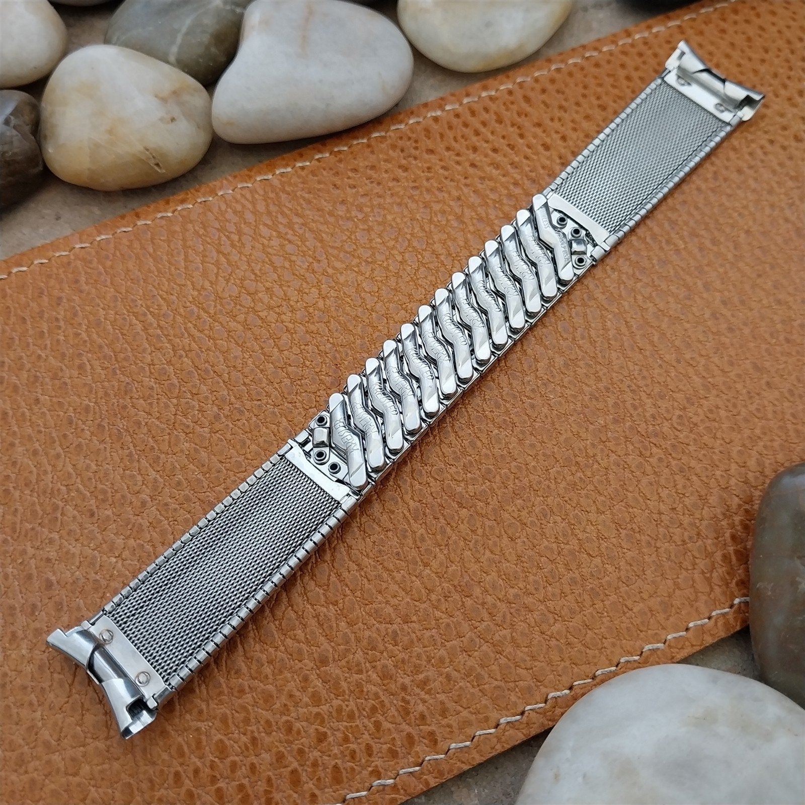 Vintage 19mm 18mm 17mm Stainless Steel Kreisler Unused 1960s Classic Watch Band