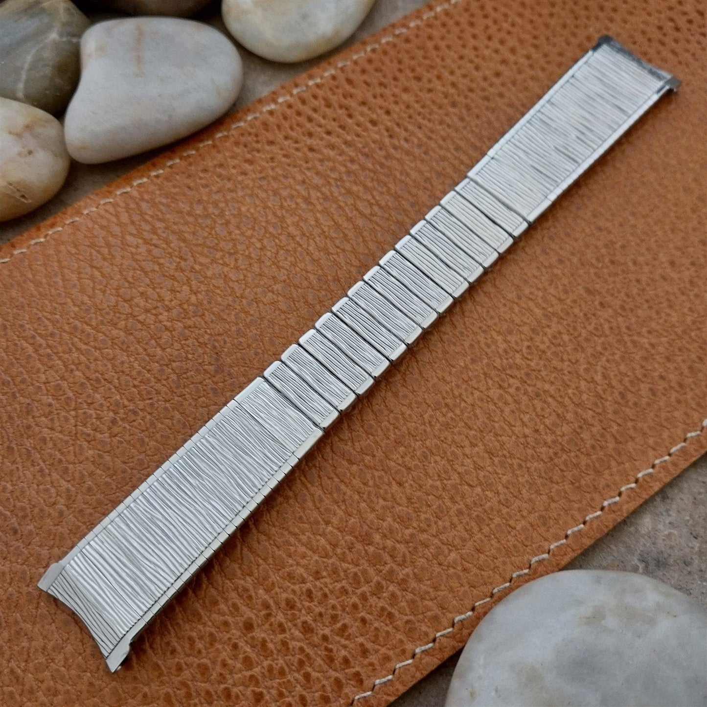 Vintage 19mm 18mm 17mm Stainless Steel Kreisler Unused 1960s Classic Watch Band