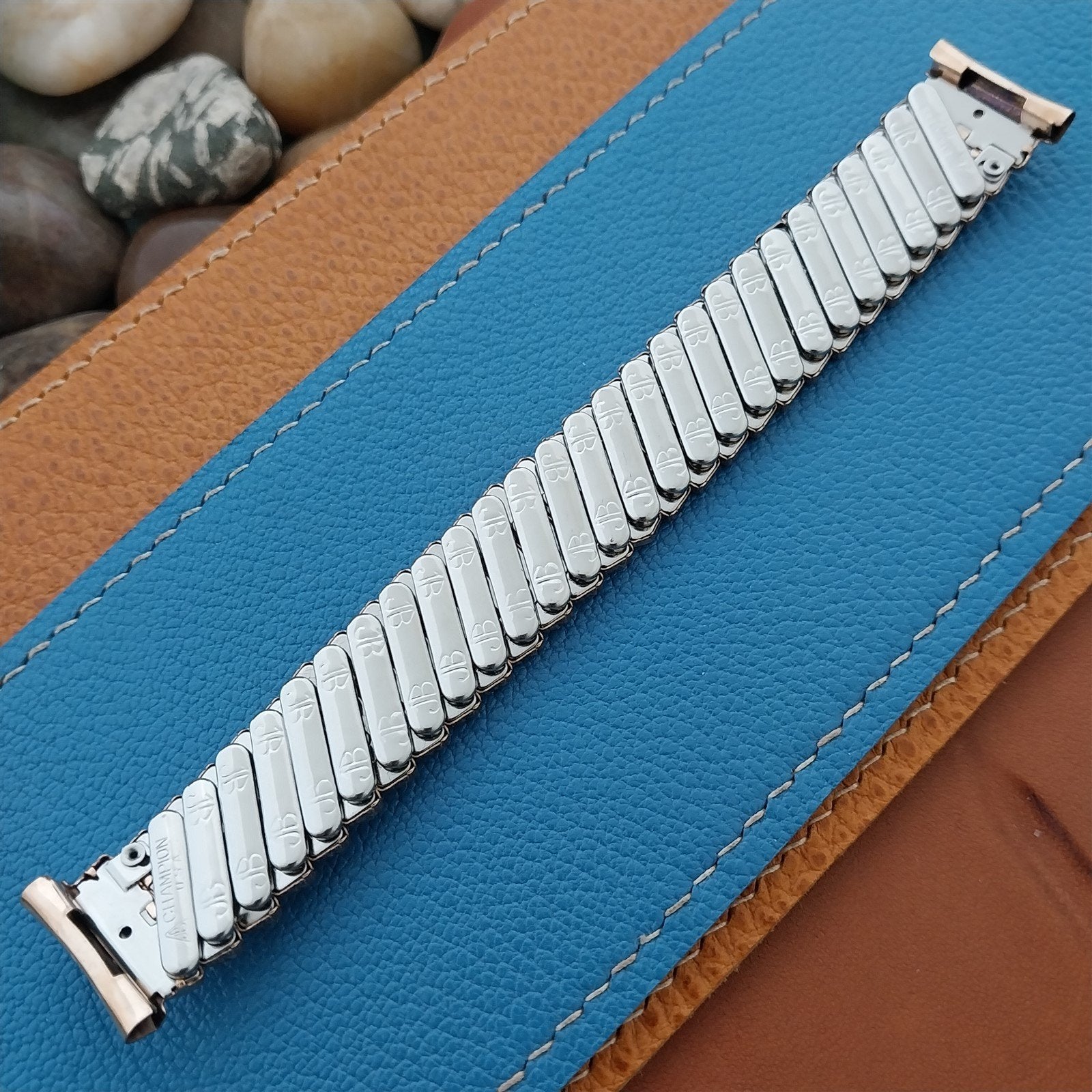 10K Rose Gold-Filled JB Champion Classic Stretch Unused 1950s Vintage Watch Band
