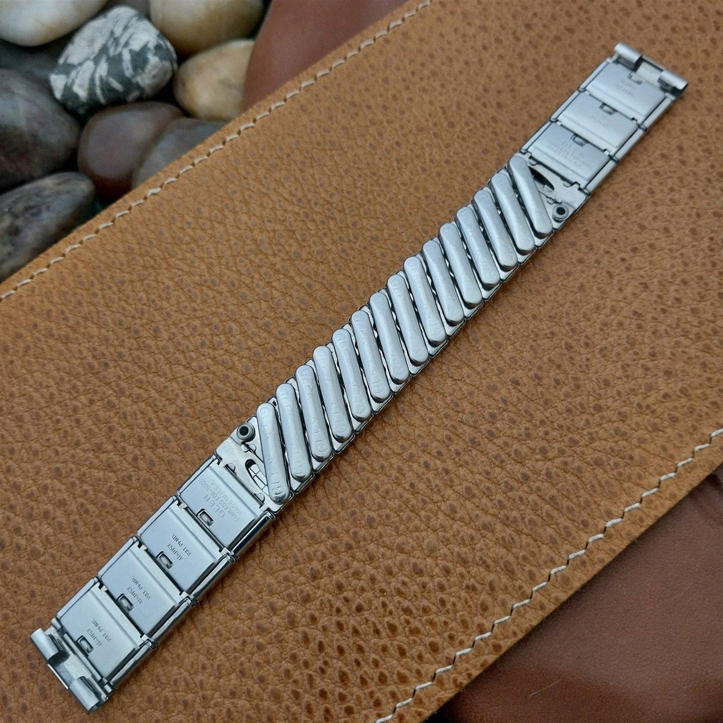 Glen USA Stainless Steel Expansion nos MCM deluxe 1950s Vintage Watch Band