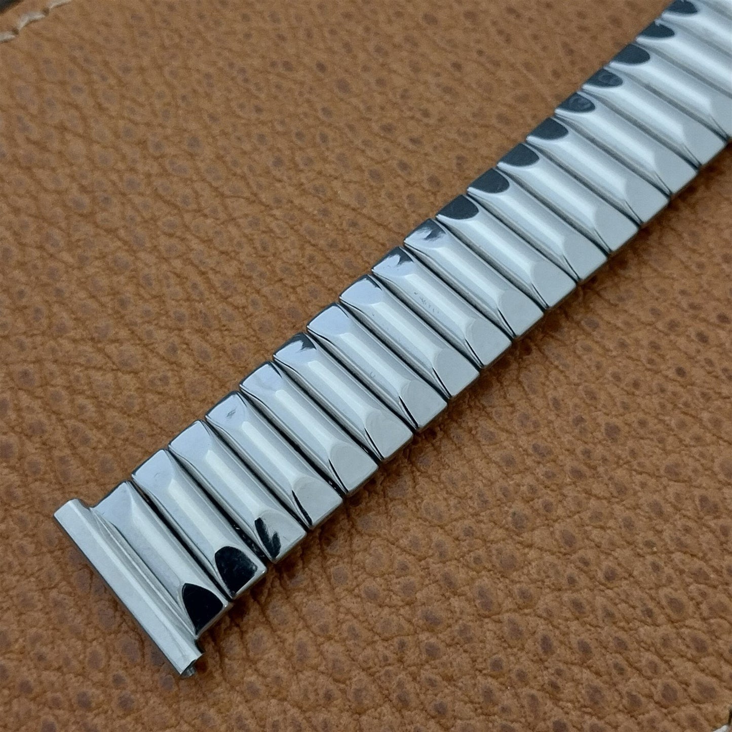 1950s 16mm 18mm 19mm Bellavance Stainless Steel Unused Vintage Watch Band