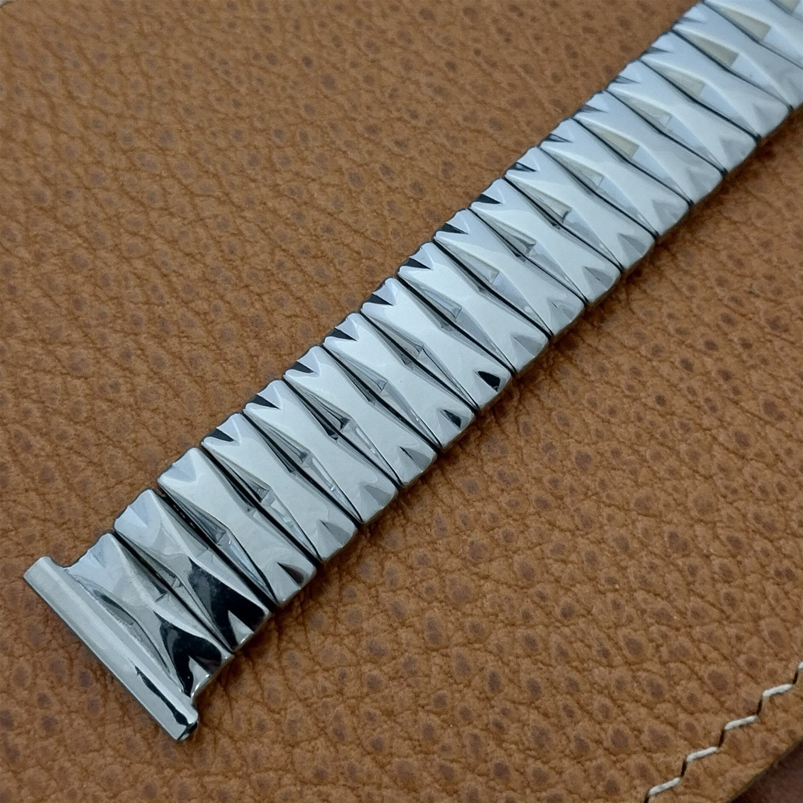 Mel by Foster Stainless Steel Expansion nos 1950s Vintage Watch Band 16mm-19mm