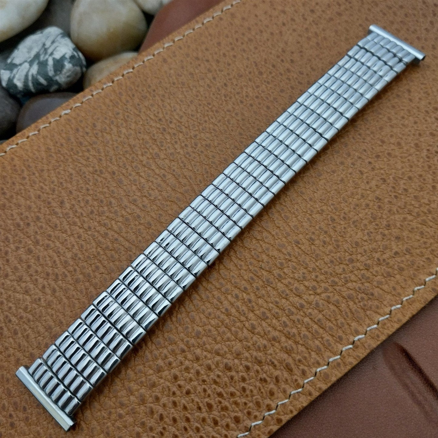 16mm 18mm 19mm 1950s Bellavance Stainless Steel Expansion nos Vintage Watch Band