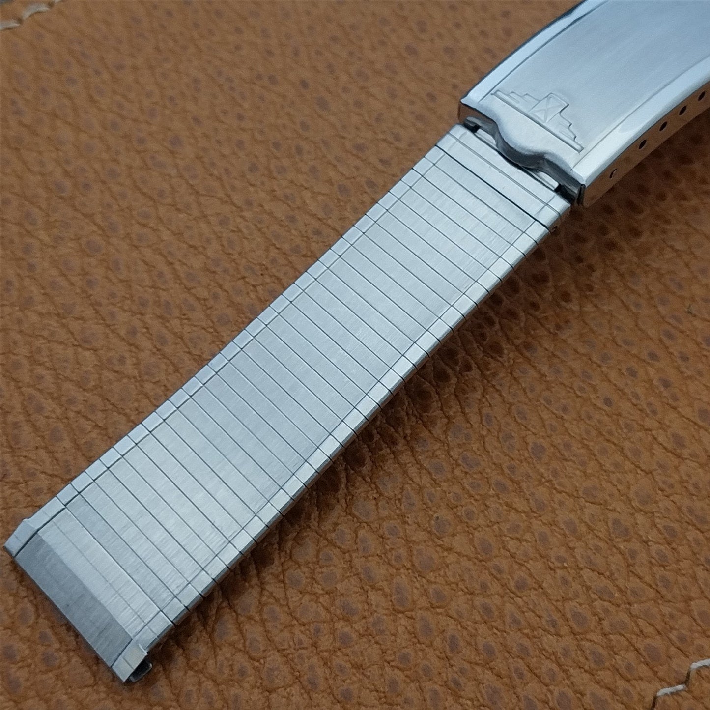 17.2mm Longines 1960s Stainless Steel Vintage Watch Band JB Champion USA nos