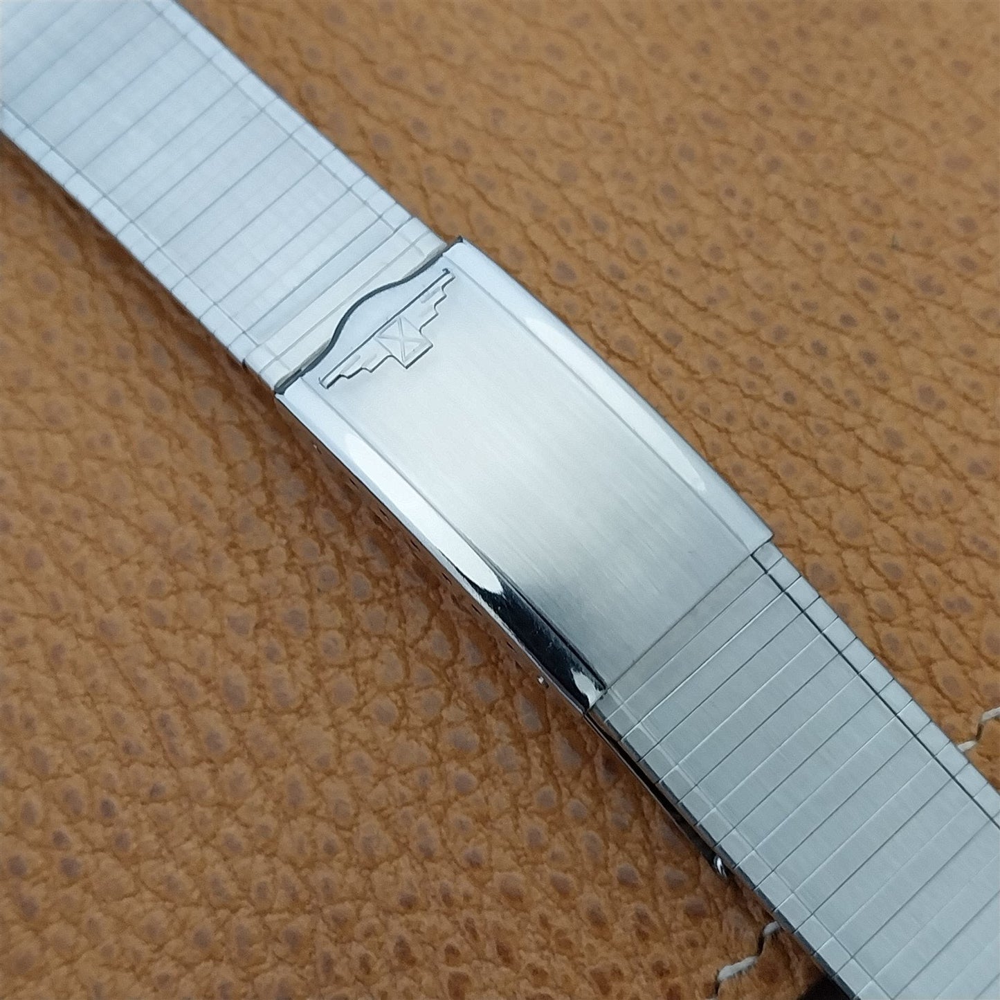 17.2mm Longines 1960s Stainless Steel Vintage Watch Band JB Champion USA nos