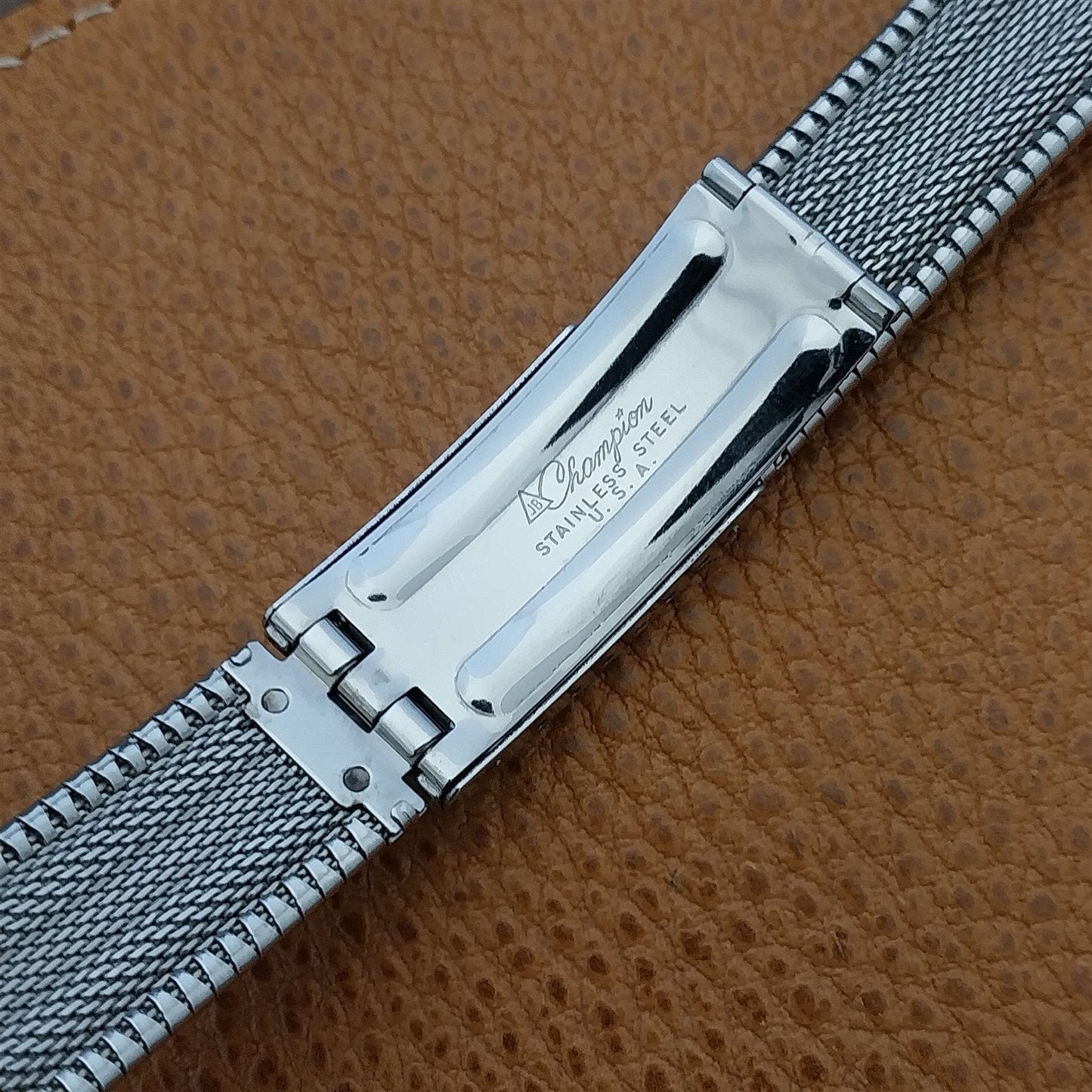 17.2mm Longines 1960s Stainless Steel Vintage Watch Band JB Champion USA nos