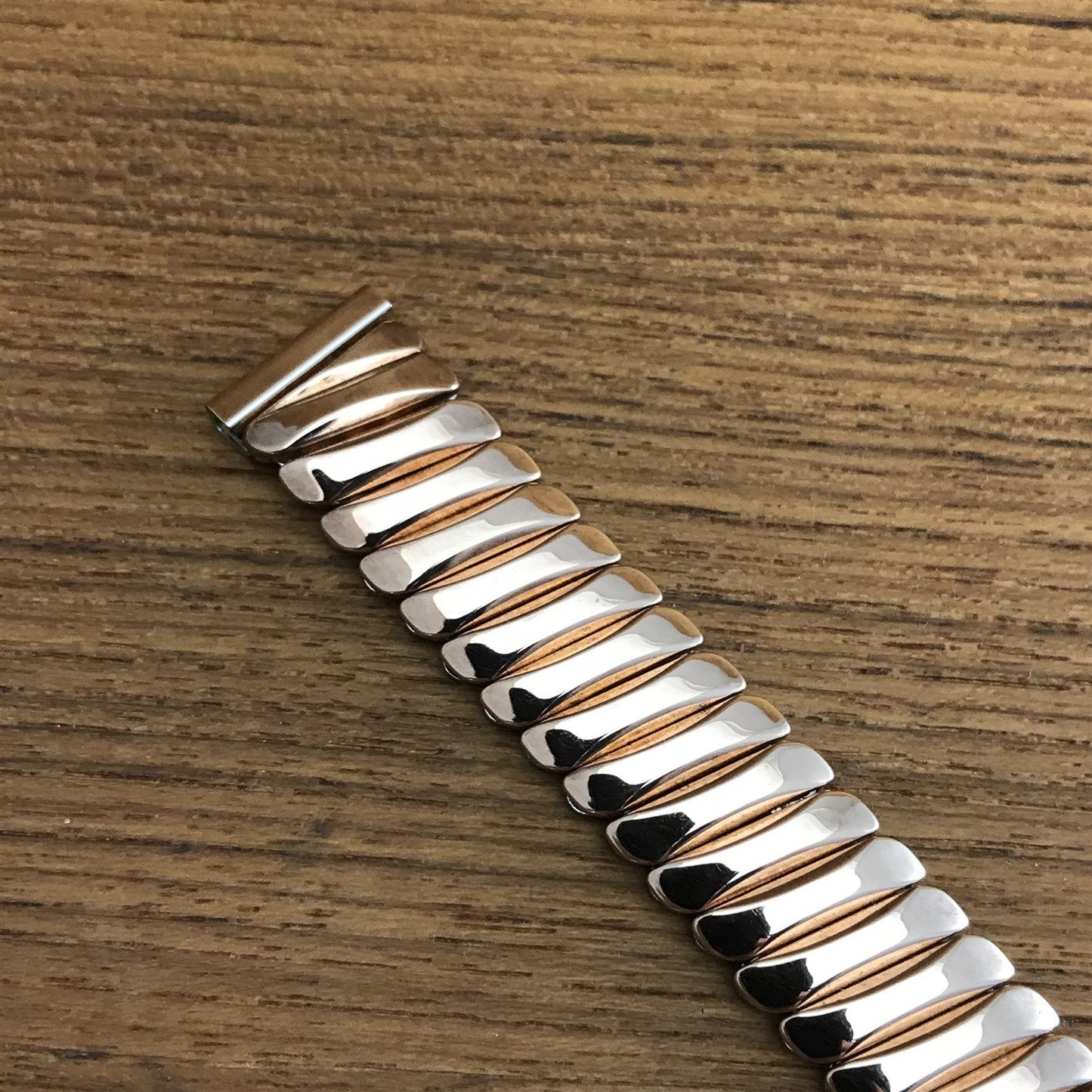 Rose Gold-Filled 5/8" Bellavance USA Short 1950s nos Vintage Watch Band