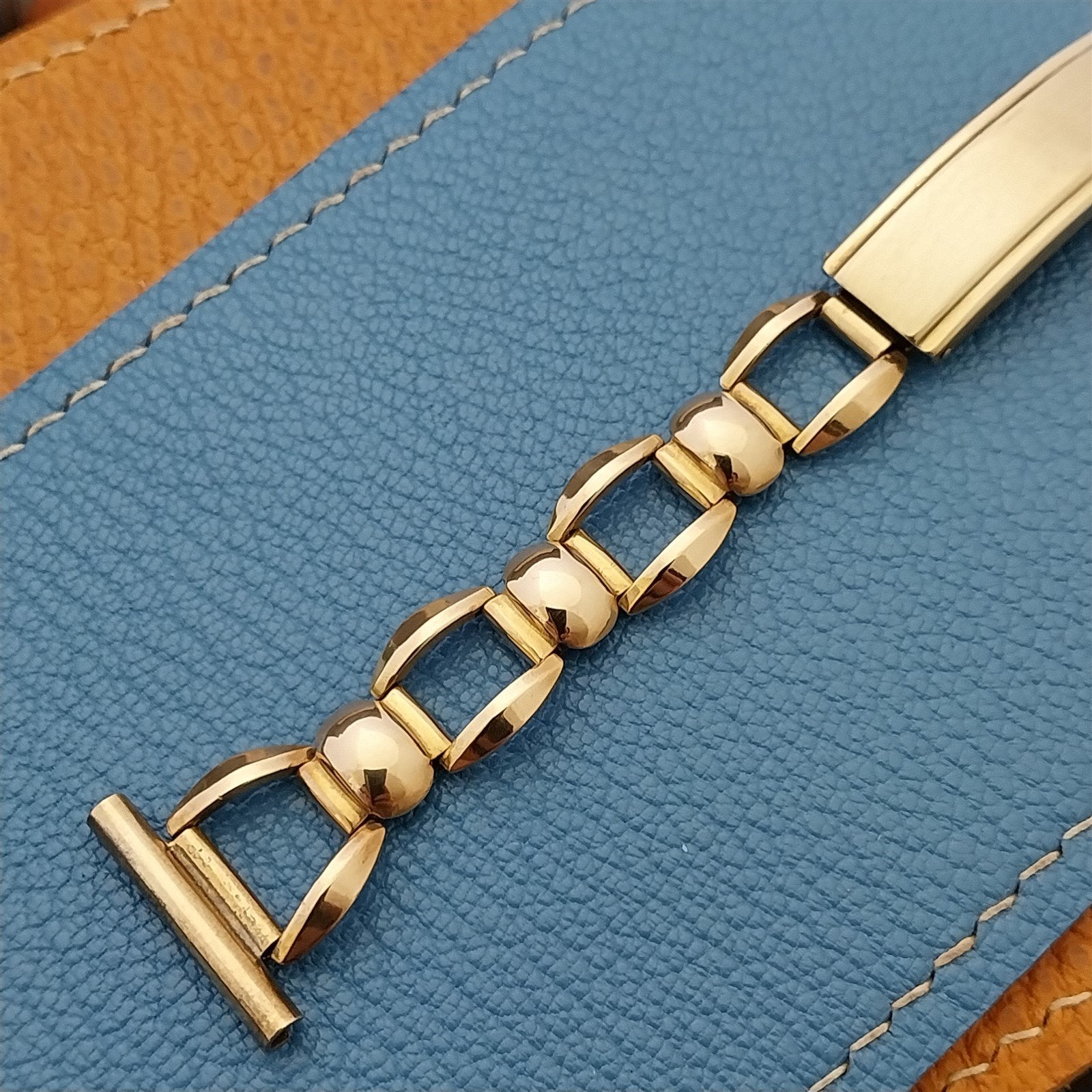 Vintage 1940s Yellow Gold-Filled Kreisler USA Unused Classic Watch Band