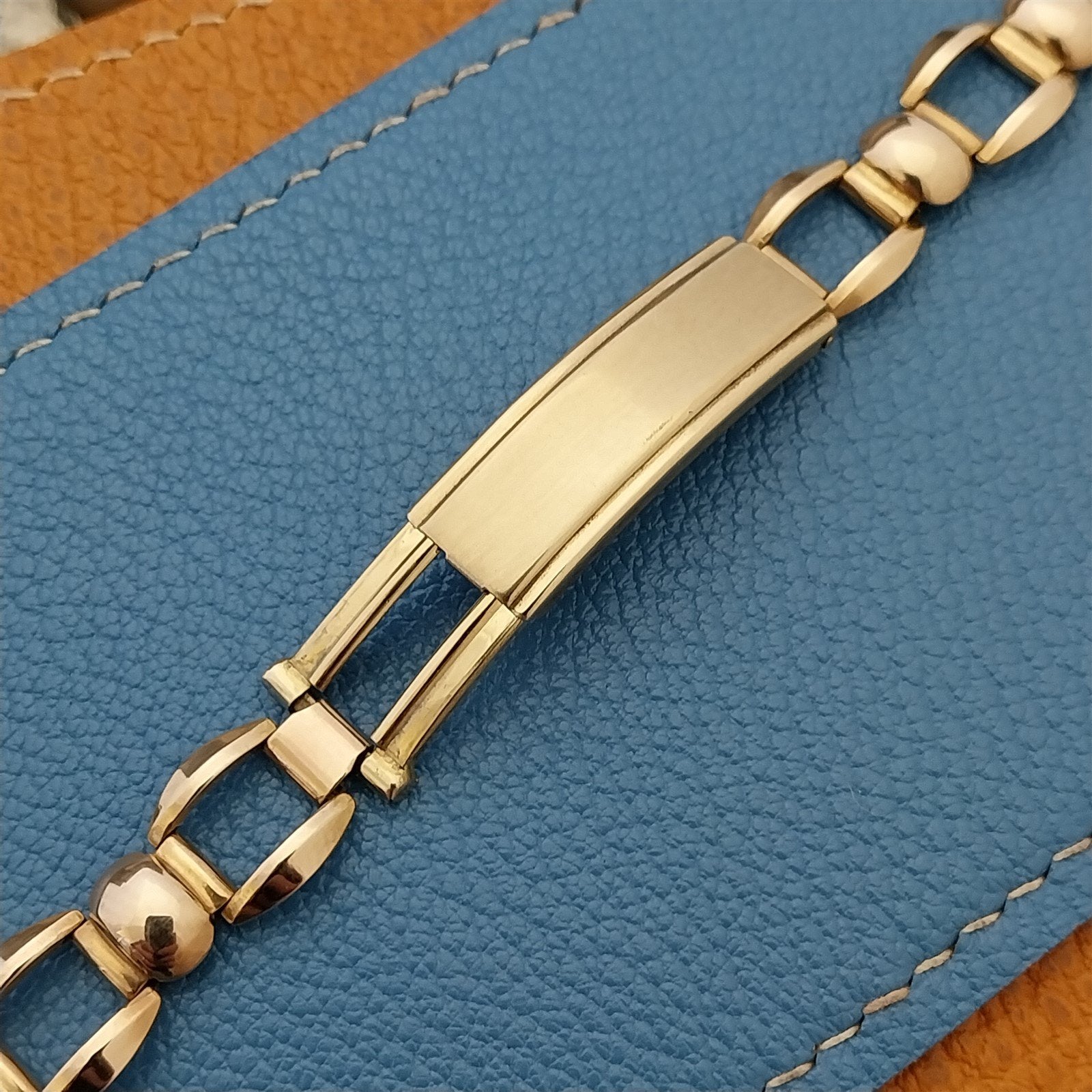 Vintage 1940s Yellow Gold-Filled Kreisler USA Unused Classic Watch Band