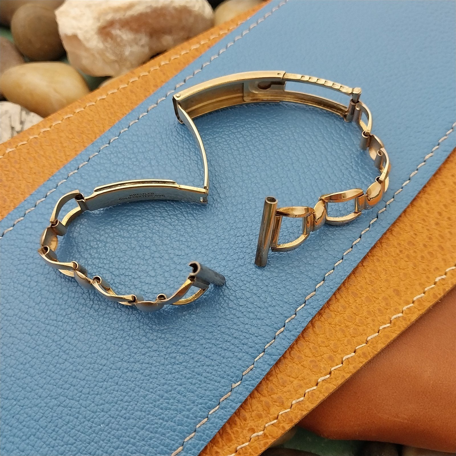 Vintage 1940s Yellow Gold-Filled Kreisler USA Unused Classic Watch Band