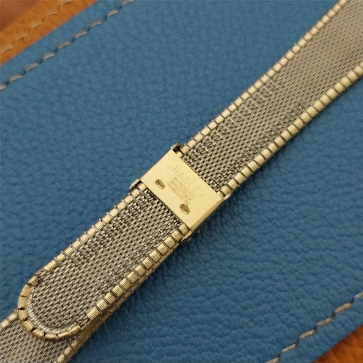 Vintage 19mm 18mm 10k Gold rgp 1970s Hadley nos Classic Watch Band