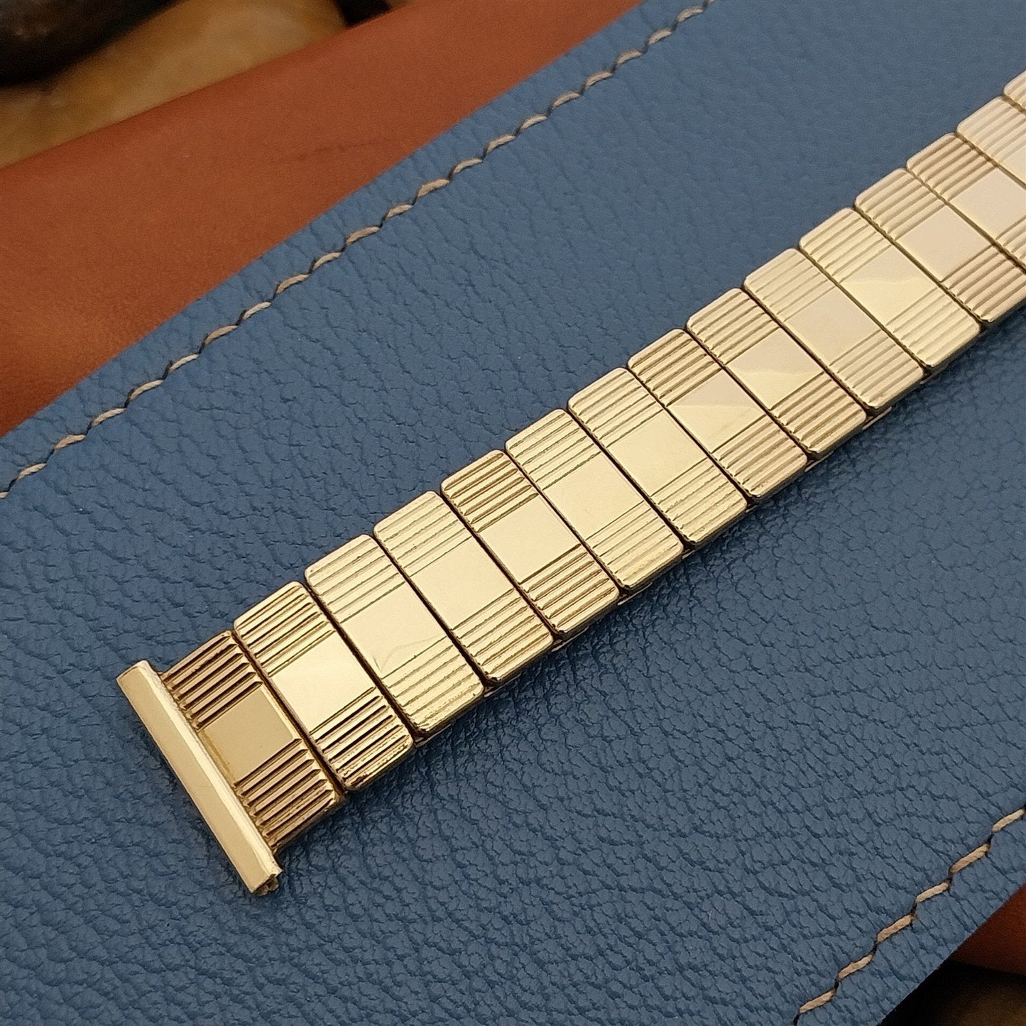 10k Gold-Filled 1940s PM USA Unused nos Expansion Vintage Watch Band