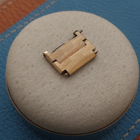 2 Bear Yellow Gold-Tone Vintage Watch Band Links