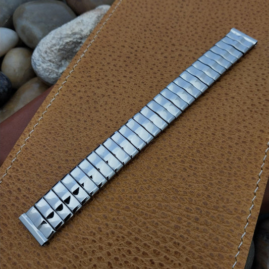 5/8" Mel Foster Stainless Steel Classic Expansion nos 1950s Vintage Watch Band