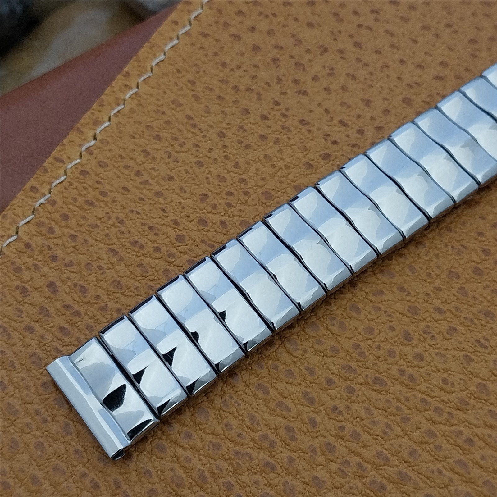 5/8" Mel Foster Stainless Steel Classic Expansion nos 1950s Vintage Watch Band