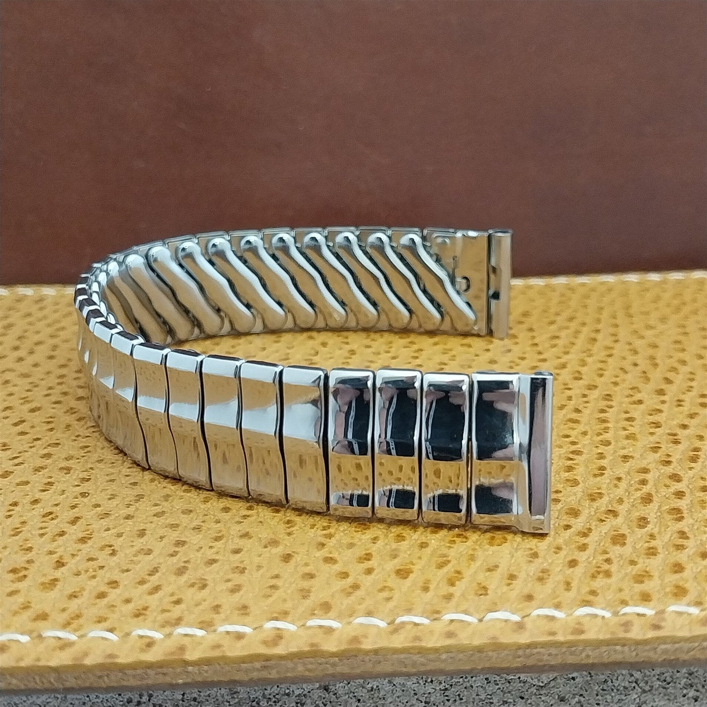 5/8" Mel Foster Stainless Steel Classic Expansion nos 1950s Vintage Watch Band
