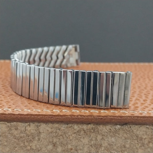 Vintage 5/8" Stainless Steel 1940s Pakula Classic Stretch Expansion Watch Band