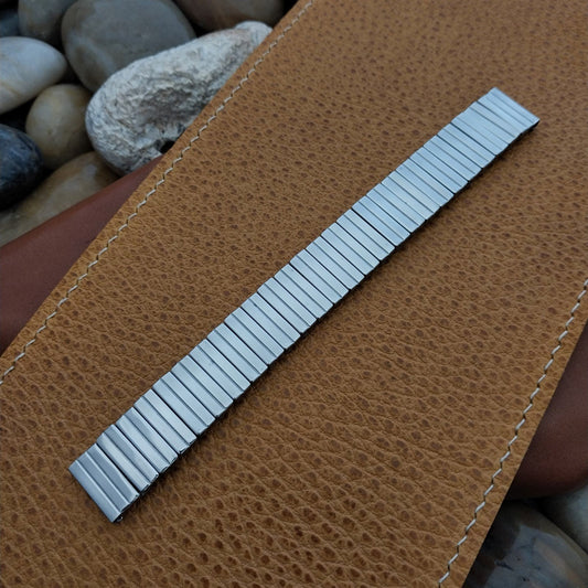 Vintage 5/8" Stainless Steel 1940s Pakula Classic Stretch Expansion Watch Band