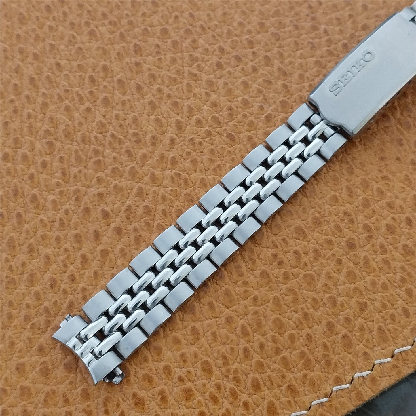 11mm Seiko Womens Beads of Rice Stainless Steel nos Vintage Watch Band