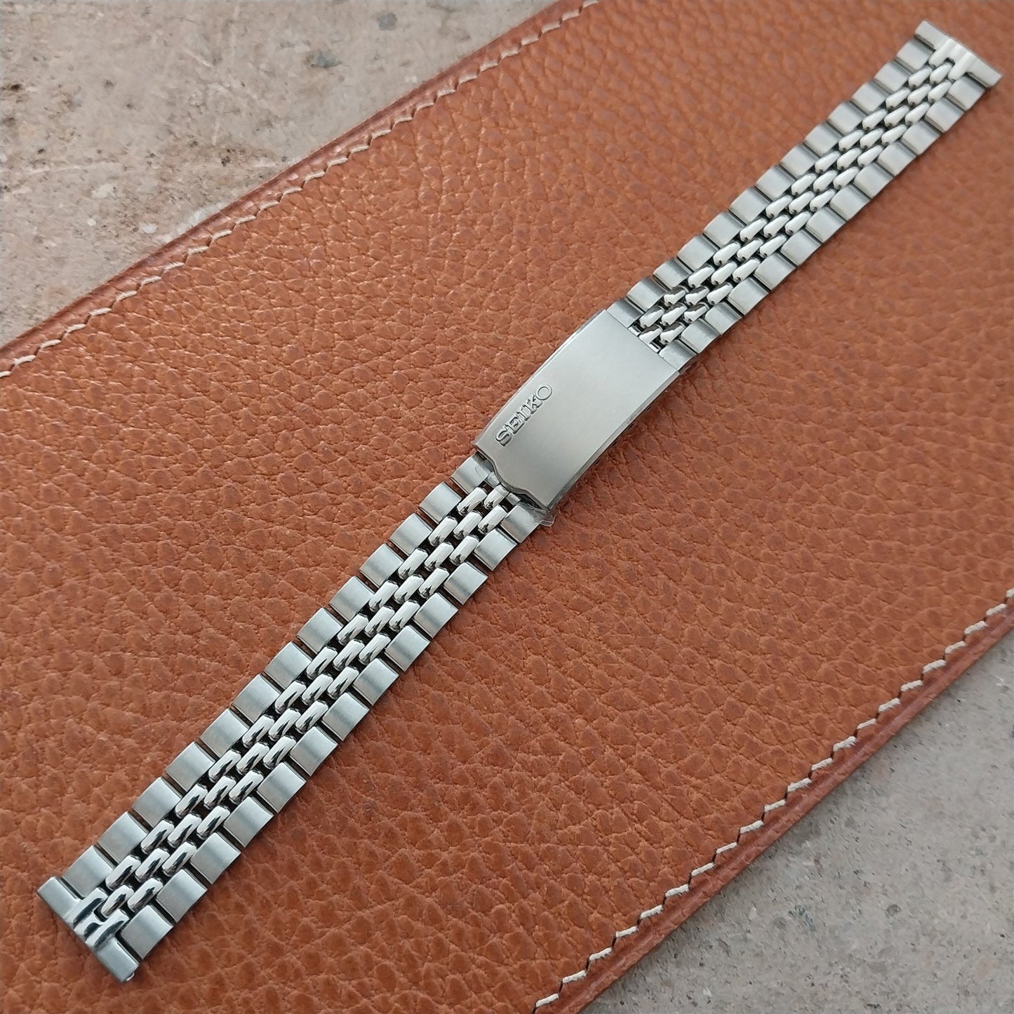 14mm Seiko Ladies Beads of Rice Stainless Steel nos Vintage Watch Band