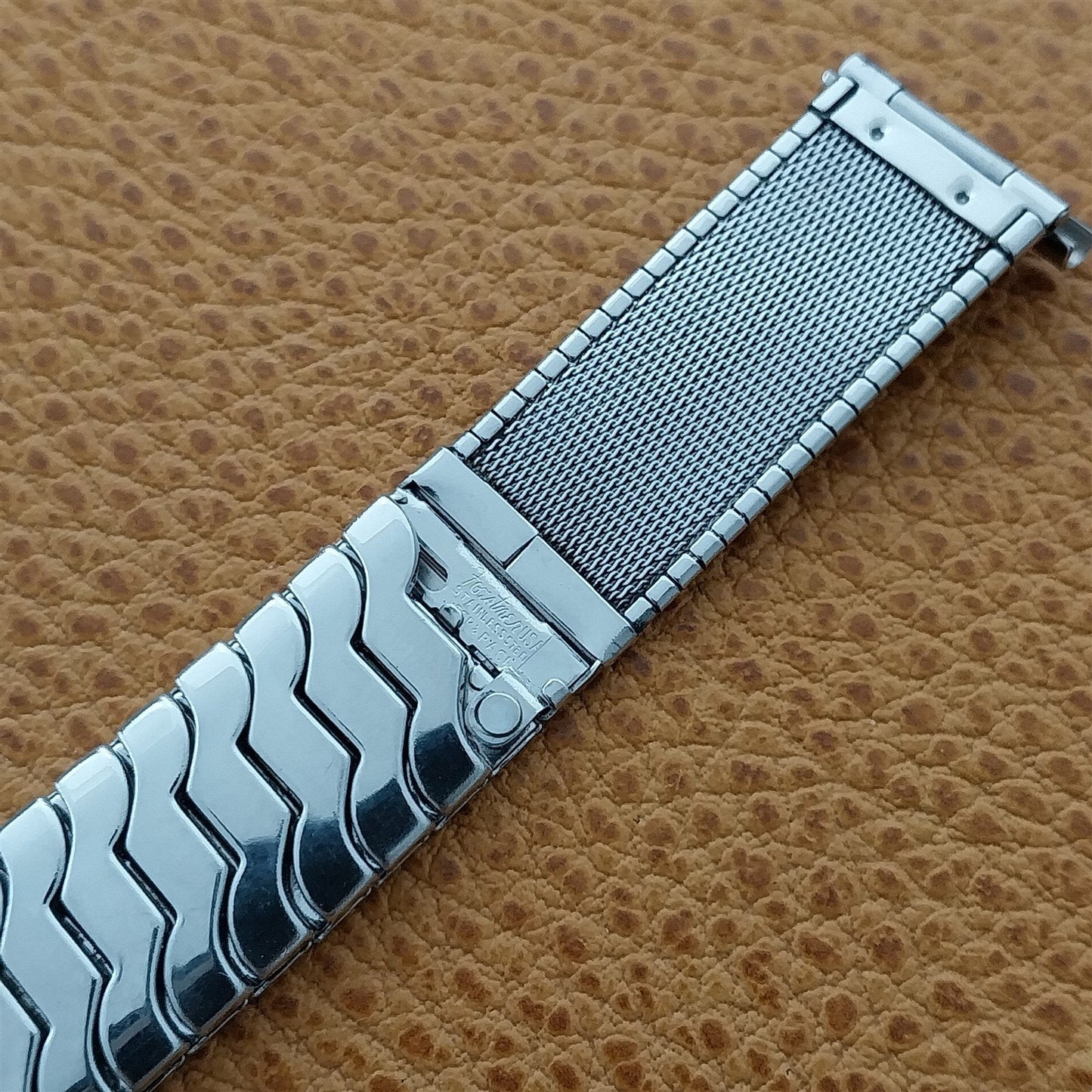 19mm 18mm 16mm Stainless Forstner Tru-Style 1950s Unused nos Vintage Watch Band