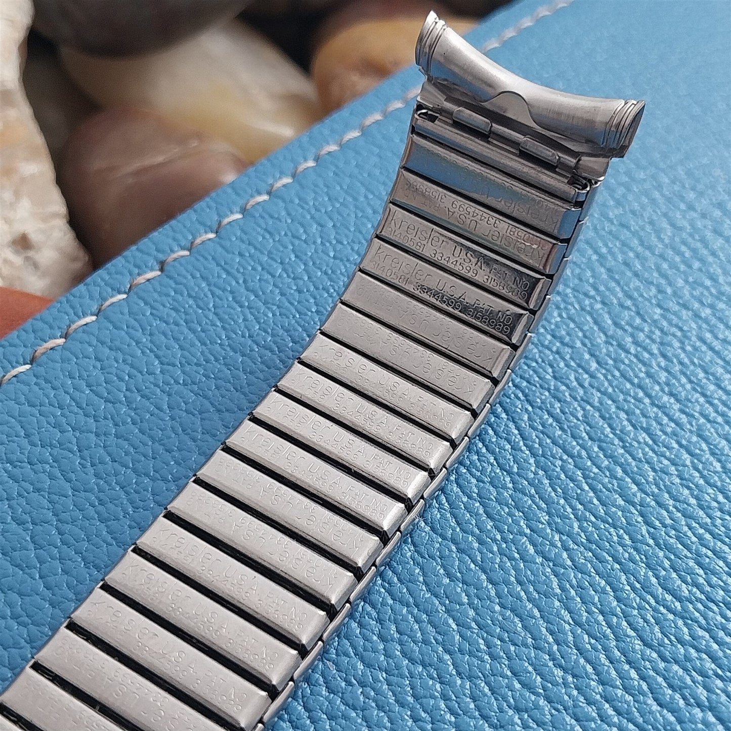 19mm 18mm 1960s Stainless Steel Kreisler Short Unused nos Vintage Watch Band
