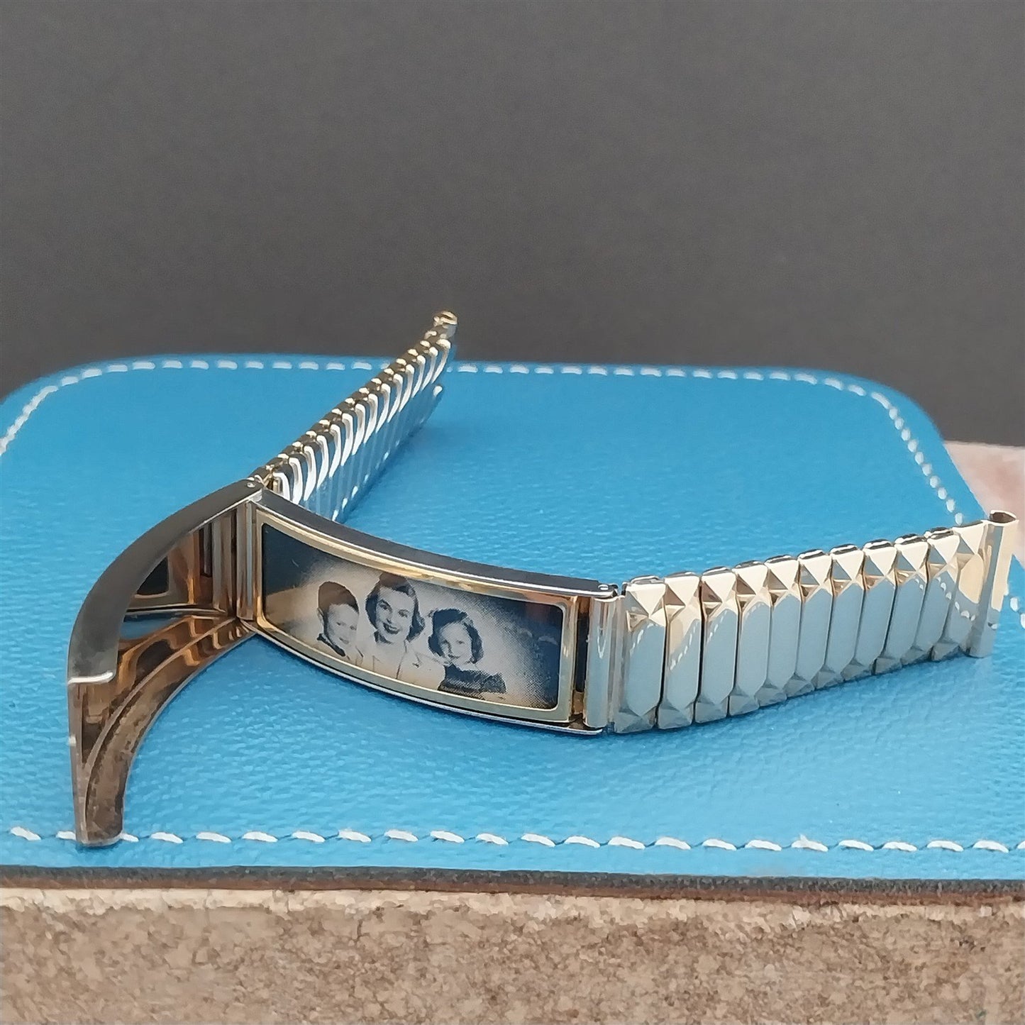 NOS Vintage 1953 Classic Unused Gold Fill Speidel First Nighter Photo Watch Band
