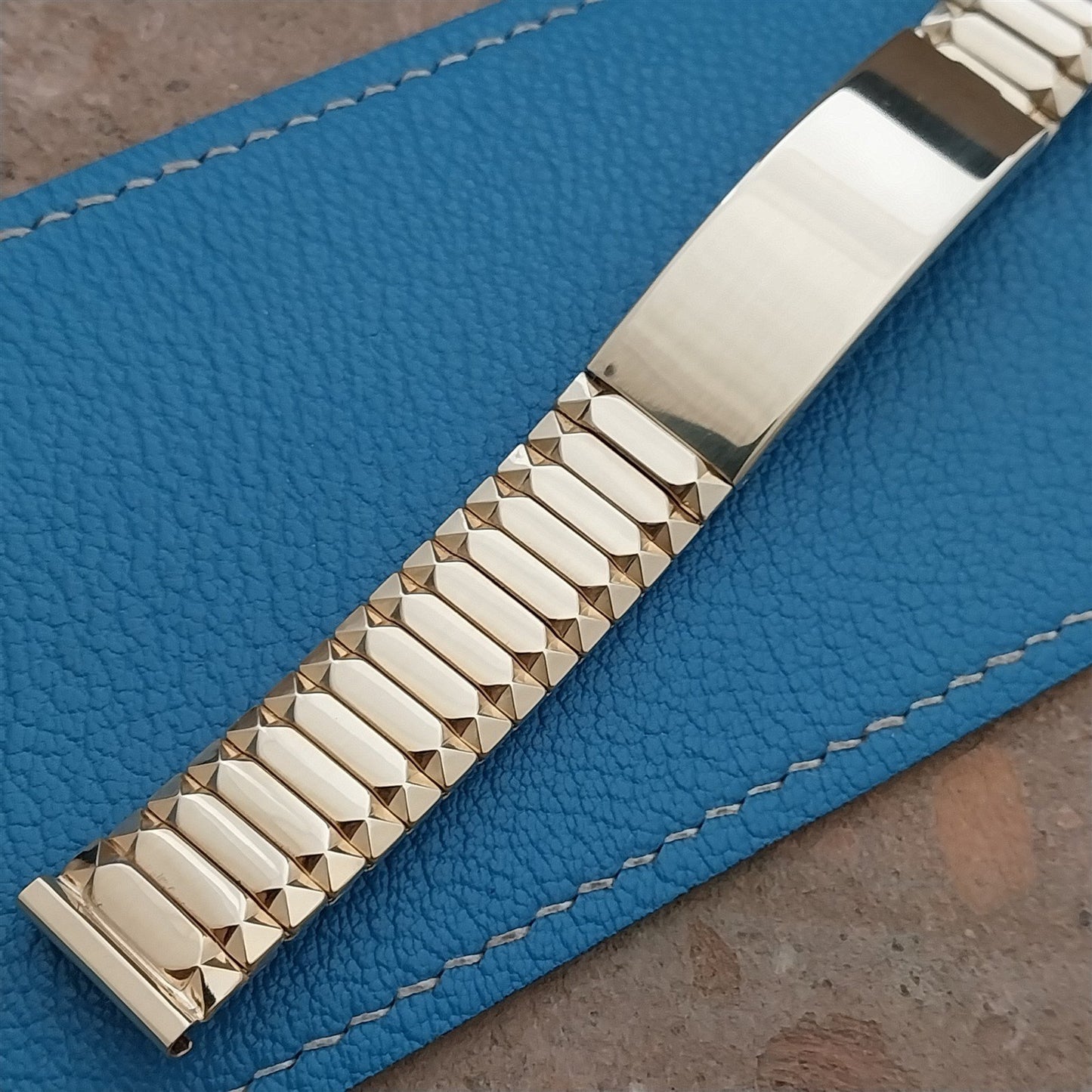 NOS Vintage 1953 Classic Unused Gold Fill Speidel First Nighter Photo Watch Band