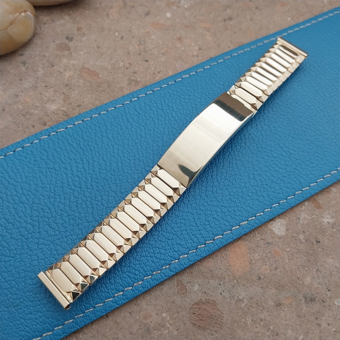 NOS Vintage 1953 Classic Unused Gold Fill Speidel First Nighter Photo Watch Band