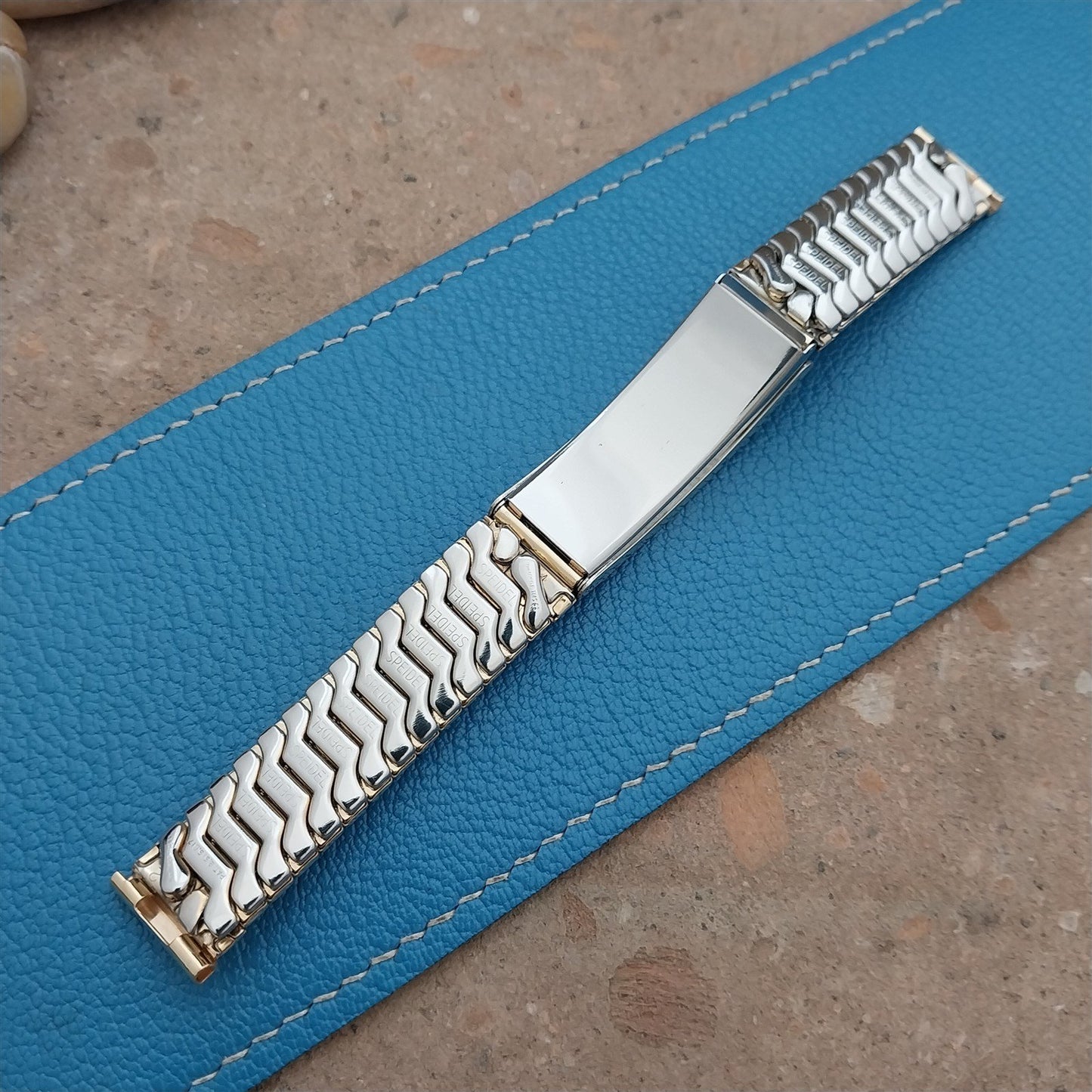 NOS Vintage 1953 Classic Unused Gold Fill Speidel First Nighter Photo Watch Band