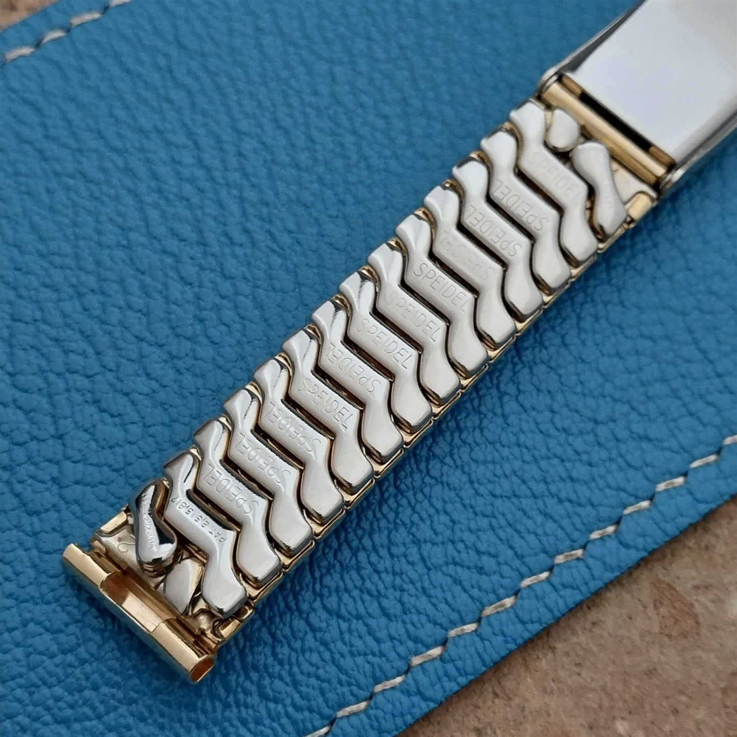 NOS Vintage 1953 Classic Unused Gold Fill Speidel First Nighter Photo Watch Band