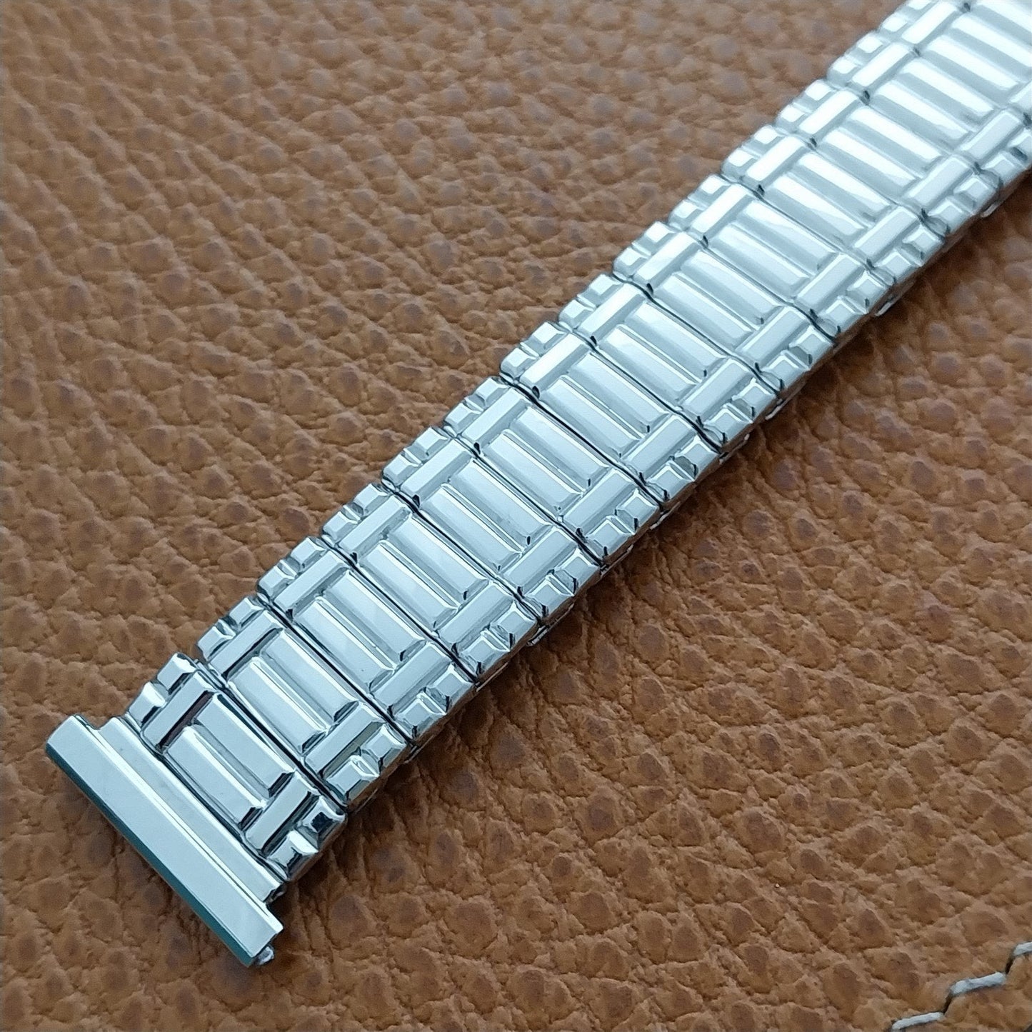 1959 10k White Gold-Filled Speidel Gateway Unused nos Vintage Watch Band